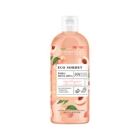 Bielenda Eco Sorbet Brzoskwinia Woda Micelarna, 500 ml  