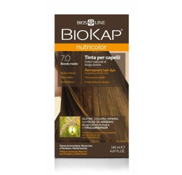 BIOKAP NUTRICOLOR 7.0 Średni Blond, 140ml