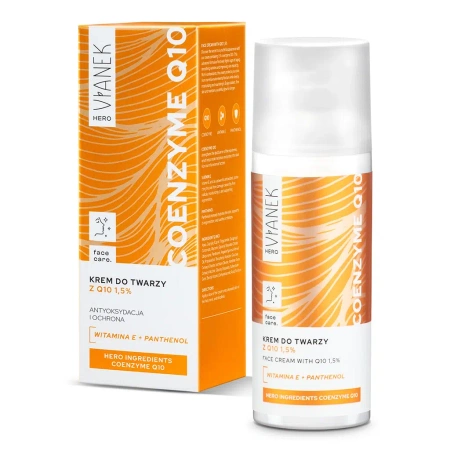 Vianek Hero Krem do twarzy z Q10 1,5%, 50ml