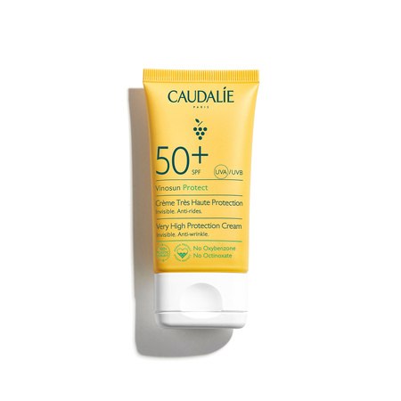 Caudalie Vinosun Protect Krem o wysokiej ochronie SPF50+, 50 ml