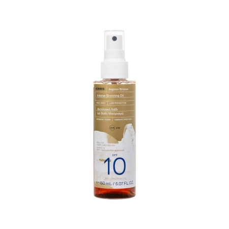 Korres Aegean Bronze Intense Bronzing Olejek SPF 10, 150ml 
