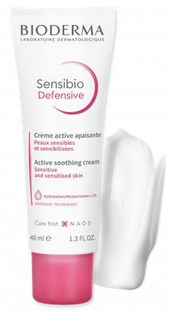 BIODERMA Sensibio Defensive krem, 40 ml │Data ważności 03/2026 │