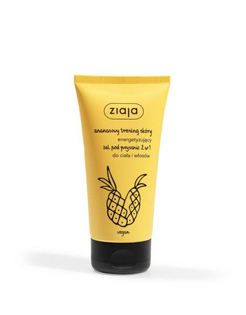 ZIAJA Ananasowy Energetyzują.Żel 2w1, 160ml