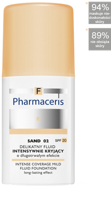 PHARMACERIS F Fluid kryjący 02 SAND, 30ml