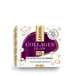 LIRENE COLLAGEN GLOW 70+ Przeciwzmarszczkowy krem naprawczy 70+, 50 ml