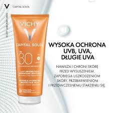 VICHY CAPITAL SOLEIL Mleczko ochronne Multi-Protection z kwasem hialuronowym SPF 30, 300 ml