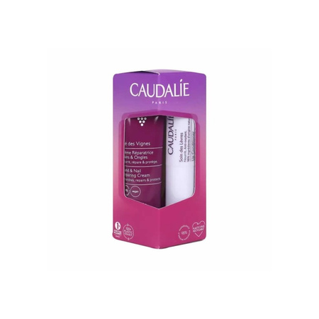 Caudalie The Des Vignes Zestaw LipHand duo, 30ml+4,5g
