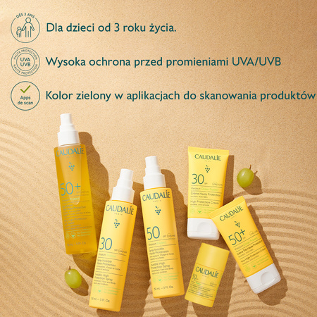 Caudalie Vinosun Protect Niewidoczny sztyft o wysokiej ochronie SPF50, 15g
