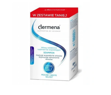 DERMENA Szampon przeciw wypadaniu włosów, 2x200ml