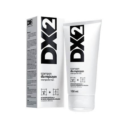 DX2 Szampon przeciw siwieniu ciemnych włosów, 150ml