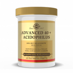 SOLGAR Advanced 40+ Acidophilus, 60 kapsułek