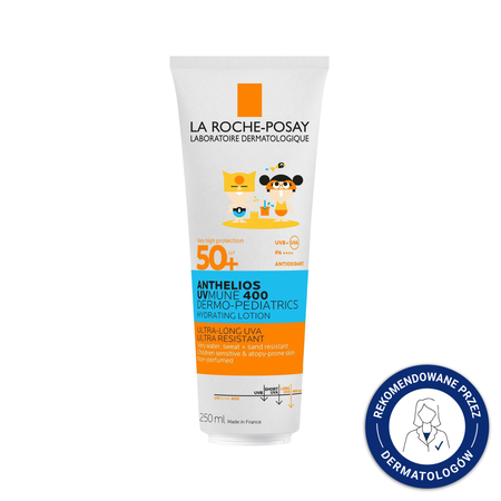 La Roche-Posay Anthelios UVMUNE 400 Dermo-Pediatrics Nawilżające Mleczko SPF50+, 250ml