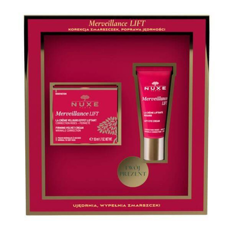 NUXE Merveillance Lift Krem liftingujący do skóry suchej , 50 ml + Krem liftingujący pod oczy , 15 ml
