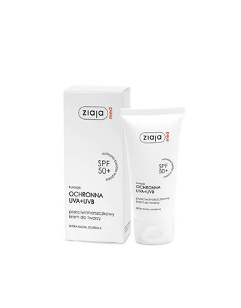 ZIAJA MED SPF 50+ PRZECIWZMARSZCZKOWY KREM, 50ml │ Data ważności 11/2025 │
