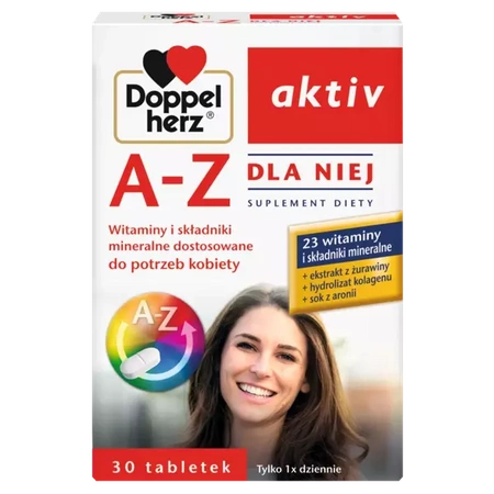 Doppelherz aktiv A-Z Dla Niej, 30 tabletek