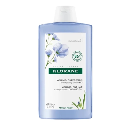 Klorane Szampon z organicznym lnem, 400 ml