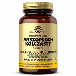 SOLGAR Myszopłoch Kolczasty, 100 kapsułek