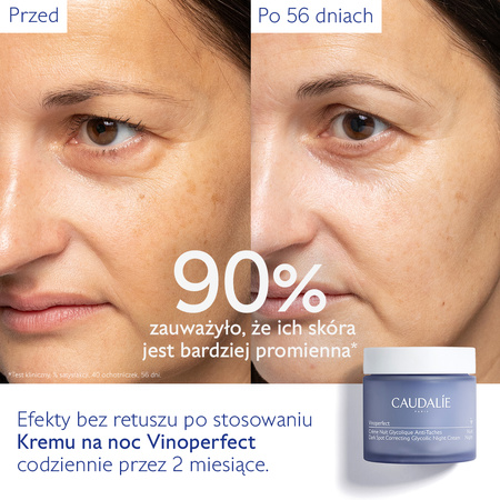 Caudalie Vinoperfect Glikolowy krem na noc na przebarwienia -Refill (wkład), 50ml