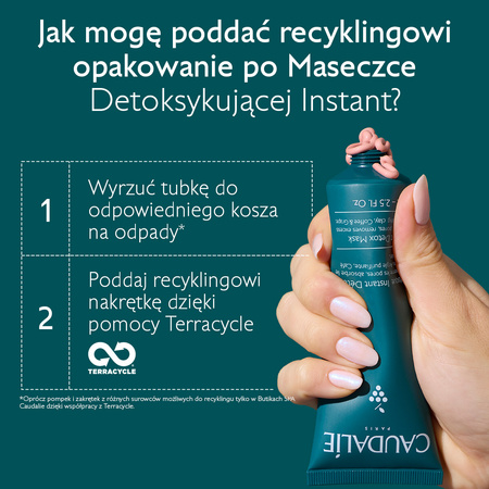 Caudalie Vinoclean Maska detoksykująca instant, 75 ml