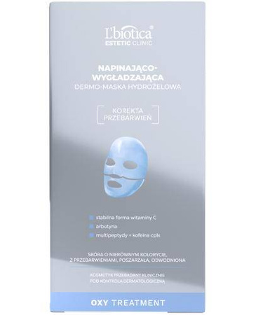 L'BIOTICA Estetic Clinic OXY Treatment Napinająco-wygładzająca dermo maska hydrożelowa, 1 szt./ 23ml