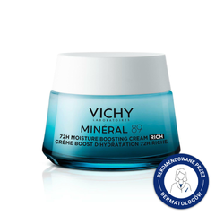 VICHY MINÉRAL 89 Krem nawilżająco - odbudowujący 72 h Bogaty, 50 ml