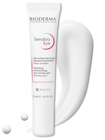 BIODERMA SENSIBIO EYE Wygładzający i nawilżający krem do wrażliwej okolicy oczu, 15 ml