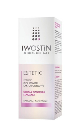 IWOSTIN ESTETIC Peeling 7% kw.laktob. 30ml data ważności październik 2021