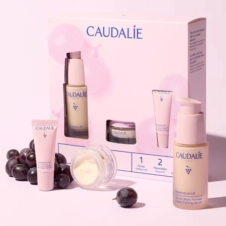 Caudalie Resveratrol-Lift zestaw liftingująco-ujędrniający, (30+5+15)ml