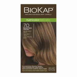 Biokap Delicato Farba do włosów 7.0 Średni Naturalny Blond, (75+50+15) ml