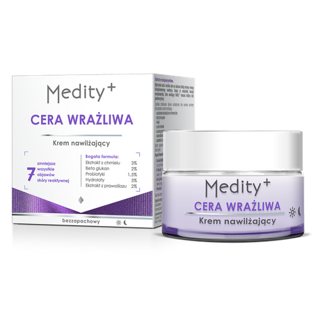 Medity+ Cera Wrażliwa – Krem nawilżający, 50ml