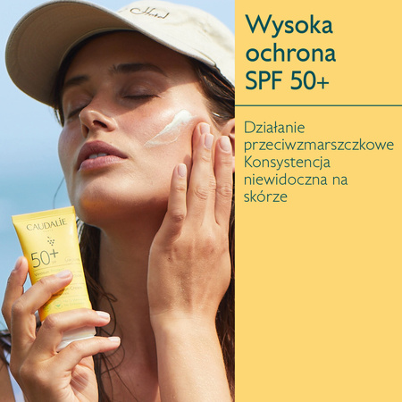 Caudalie Vinosun Protect Krem o wysokiej ochronie SPF50+, 50 ml