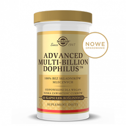 SOLGAR Advanced Multi-Billion Dophilus, 60 kapsułek