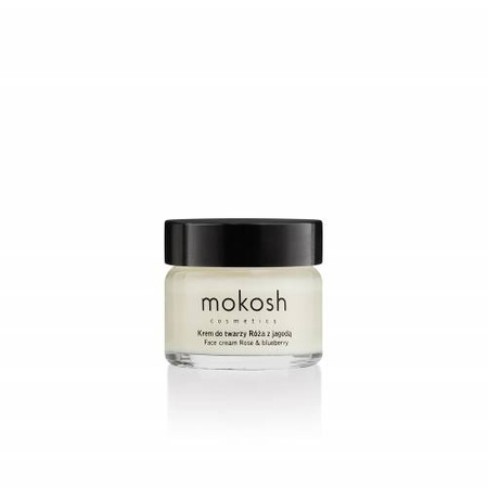 MOKOSH Ujędrniający krem do twarzy anti-aging Róża z jagodą, 15ml 