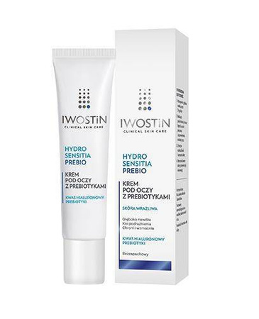 IWOSTIN HYDRO SENSITIA PREBIO Krem pod oczy z prebiotykami, 15ml