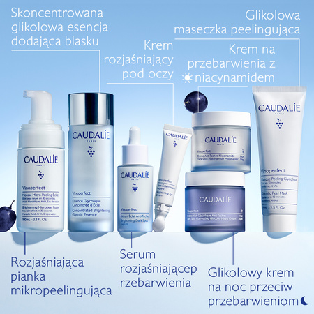 Caudalie Vinoperfect Glikolowa maseczka peelingująca, 75ml