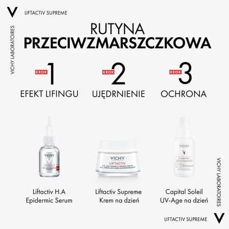 Vichy Liftactiv Krem pielęgnacja korygująca dzienne starzenie skóry do skóry normalnej i mieszanej, 50 ml