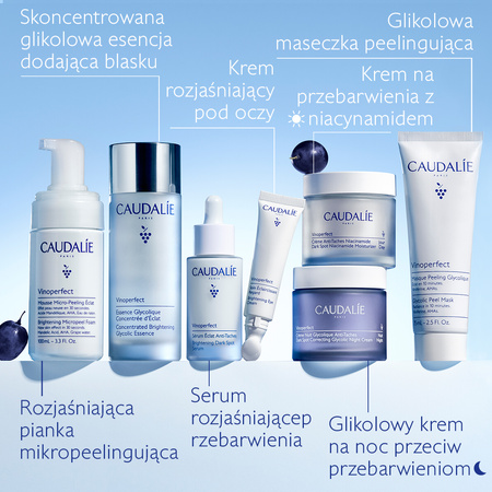 Caudalie Vinoperfect Glikolowy krem na noc na przebarwienia, 50ml