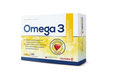 OMEGA 3 Colfarm, 60 kapsułek