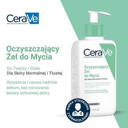 CERAVE Oczyszczający Żel do mycia, 473 ml
