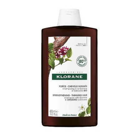 KLORANE Szampon z Chininą i ORGANICZNĄ Szarotką, 400 ml