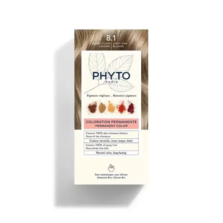 PHYTO HAIR COLOR Jasny popielaty blond 8.1 