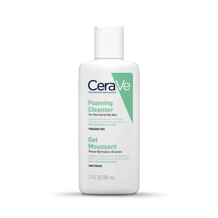 CeraVe Oczyszczający żel do mycia dla skóry normalnej i tłustej, 88ml