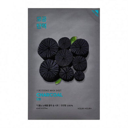 Holika Holika Pure Essence Mask Sheet - Charcoal, 23 ml