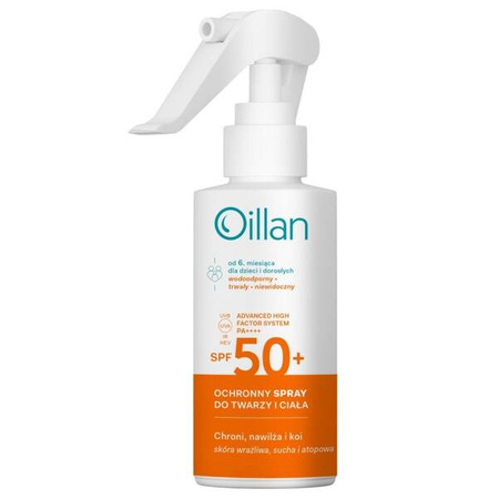 Oillan Spray dla dzieci SPF50, 125ml
