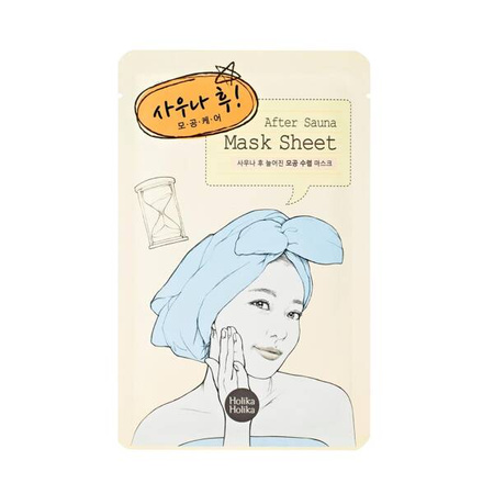 Holika Holika After Mask Sheet After Sauna Tkaninowa maska ​​na twarz po saunie, 18ml