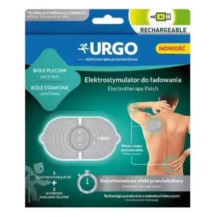 URGO Tens Elektrostymulator do ładowania Elektroterapia Przeciwbólowa, 1 szt.