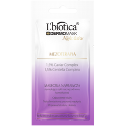L'biotica Dermomask Night Active Mezoterapia -12 ml