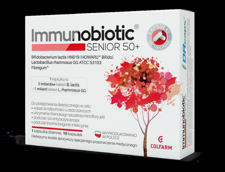 Immunobiotic Senior 50+ ,10 kapsułek