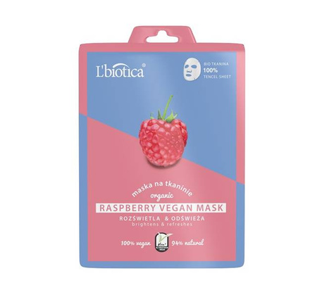 L'BIOTICA RASPBERRY VEGAN MASK, 23ml