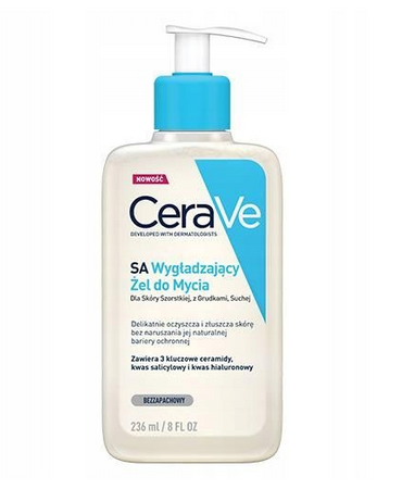 CERAVE SA Żel wygładzający do mycia, 236ml